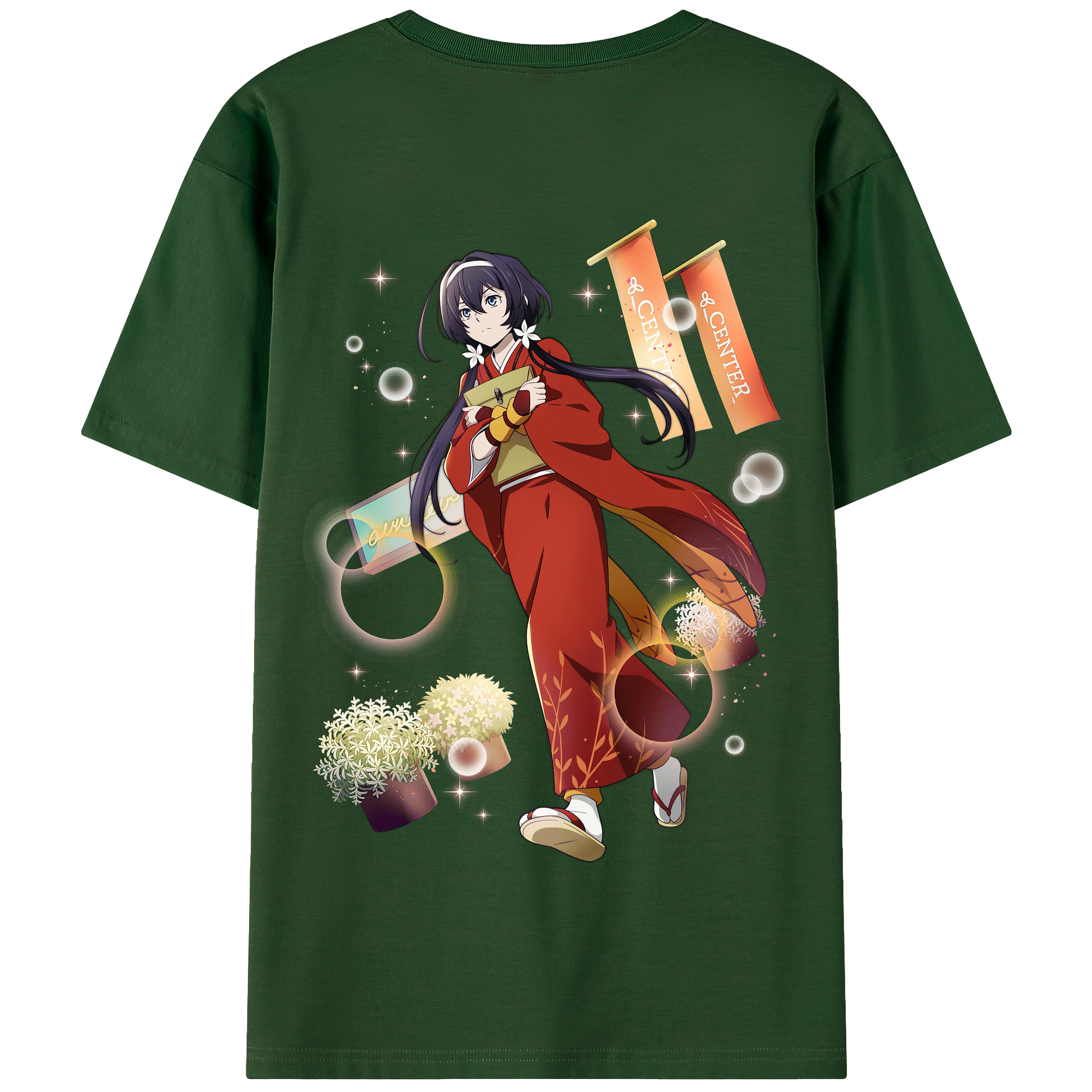 （画像用） 文豪ストレイドッグス Bungo Stray Dogs 綿100％半袖Tシャツ（背面プリント）